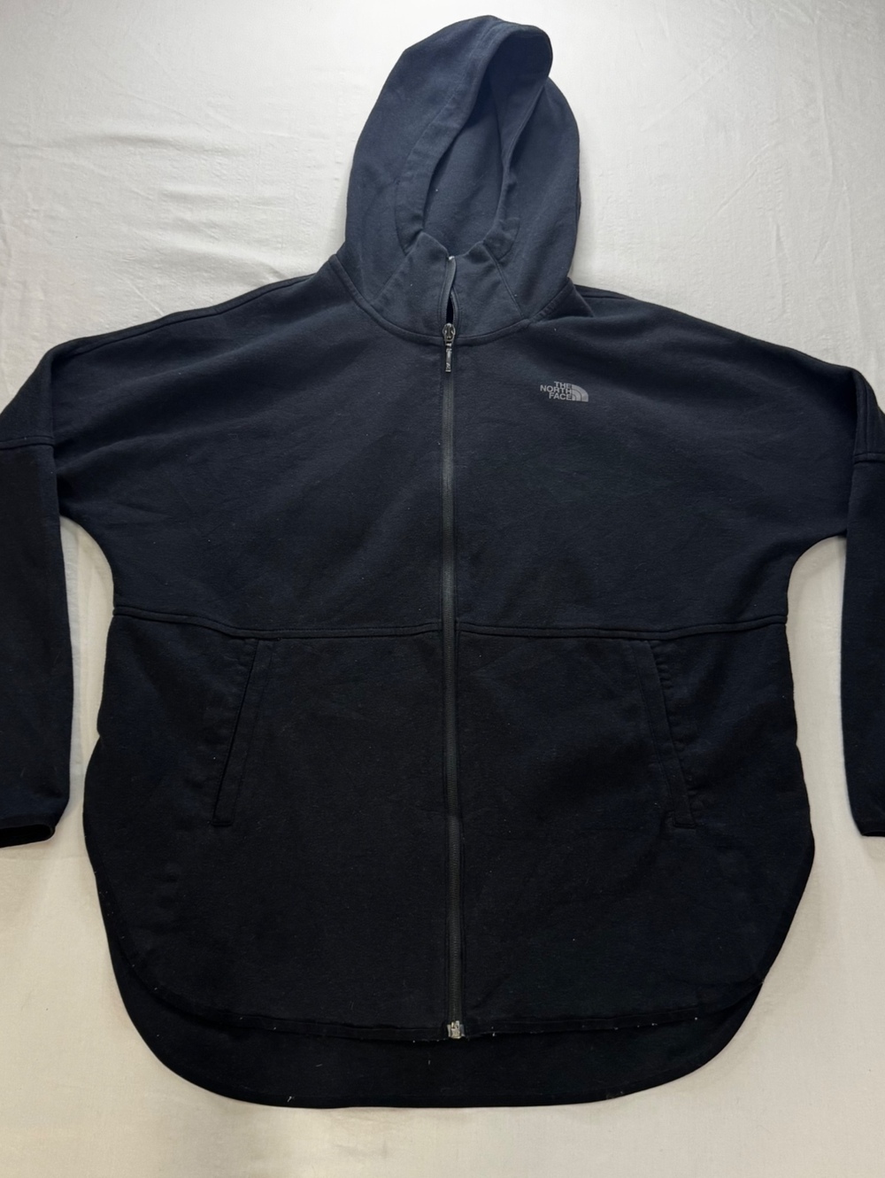 The North Face Women’s Small Black Full Zip Hooded Jacket Cotton